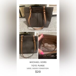 Brown Leather Tote Bag